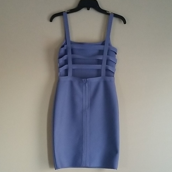 Tiger Mist Prague Back Cutout Blue Mini Dress M - Picture 15 of 16